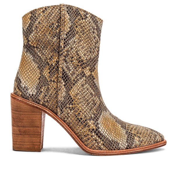 New Free People Barclay Snake Western Boots - Picture 2 of 8